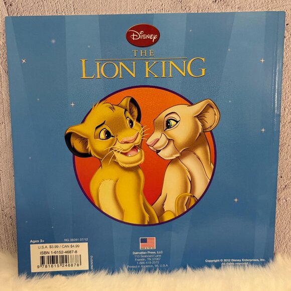5 for $15 📕, Disney The Lion King Book Includes Sticker Page  (SKU: 170MI) - Picture 2 of 4